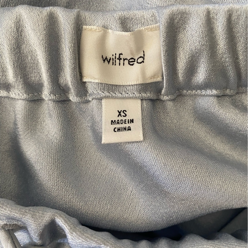 NWT ARITZIA x WILFRED Piano Skirt in Sterling Blue Size XS - Picture 12 of 15
